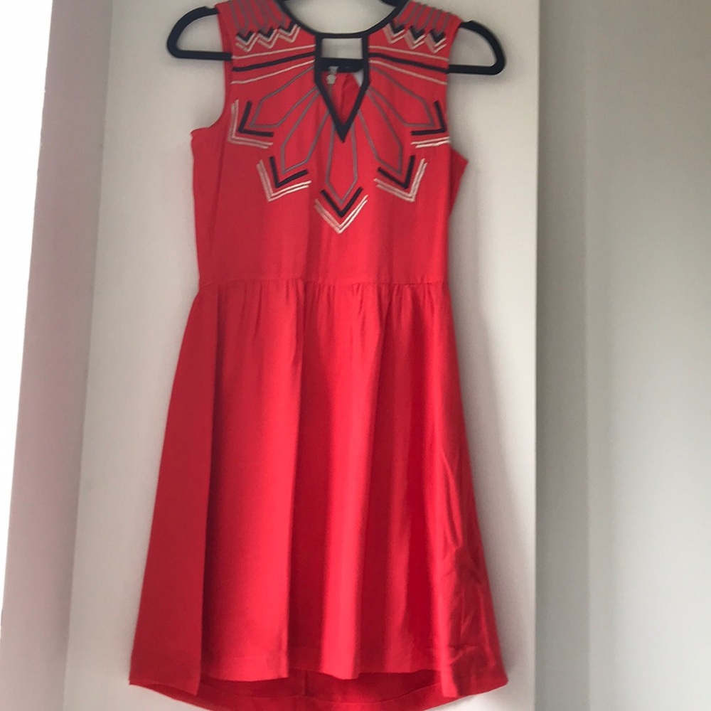 Anthropologie Chloe Oliver Silk Dress